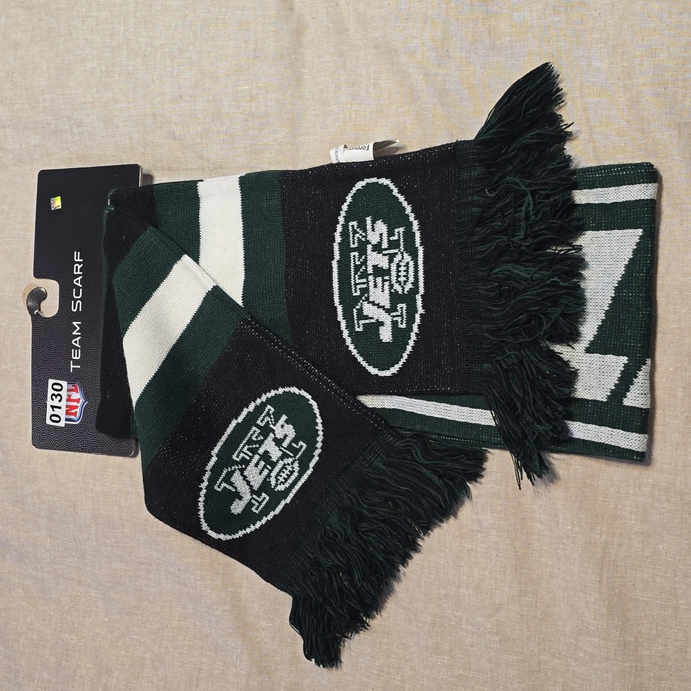New York Jets NFL Football Team Knit Scarf by Forever Collectibles